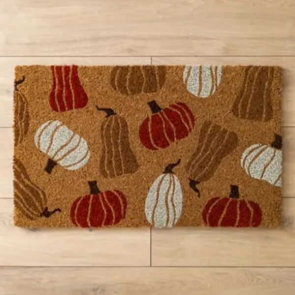 Doormats-Kirkland's Home Personalized Come On In Y'All Coir Doormat Tan/Black