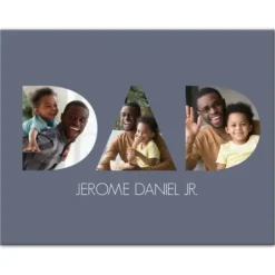 Wall Quotes & Signs-Kirkland's Home Personalized Dad Tri Canvas Art Print Blue