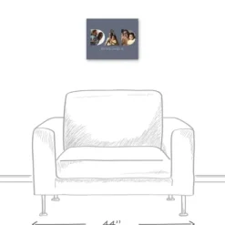 Wall Quotes & Signs-Kirkland's Home Personalized Dad Tri Canvas Art Print Blue