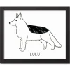 Wall Quotes & Signs-Kirkland's Home Personalized German Shepard Framed Wall Plaque Black/White