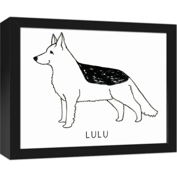 Wall Quotes & Signs-Kirkland's Home Personalized German Shepard Framed Wall Plaque Black/White