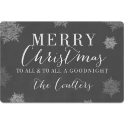 Kitchen & Floor Mats-Kirkland's Home Personalized Gnome For The Holidays Floor Mat Black
