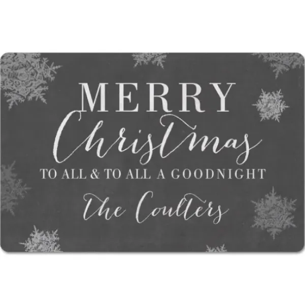 Kitchen & Floor Mats-Kirkland's Home Personalized Gnome For The Holidays Floor Mat Black