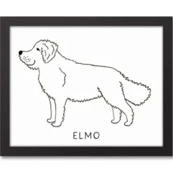 Wall Quotes & Signs-Kirkland's Home Personalized Golden Doodle Framed Wall Plaque Black/White
