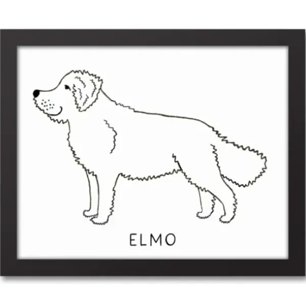 Wall Quotes & Signs-Kirkland's Home Personalized Golden Doodle Framed Wall Plaque Black/White