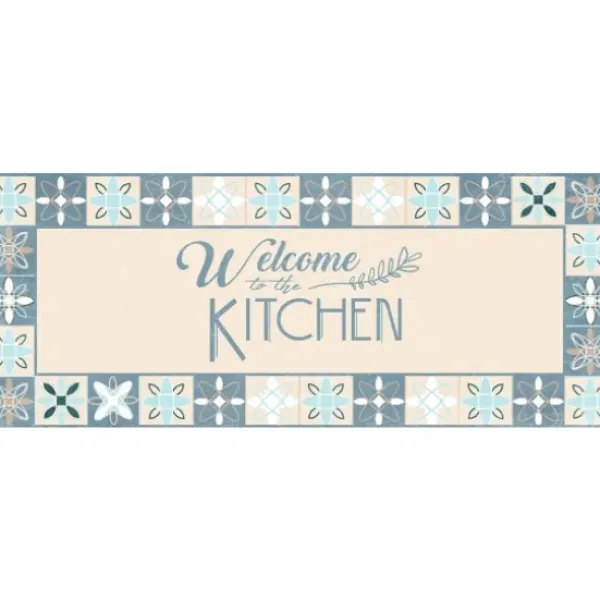 Kitchen & Floor Mats-Kirkland's Home Personalized Gray Bone Apetit Kitchen Mat Gray/White