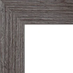 Wall Plaques-Kirkland's Home Personalized Gray Floral Framed Wall Plaque White/Gray