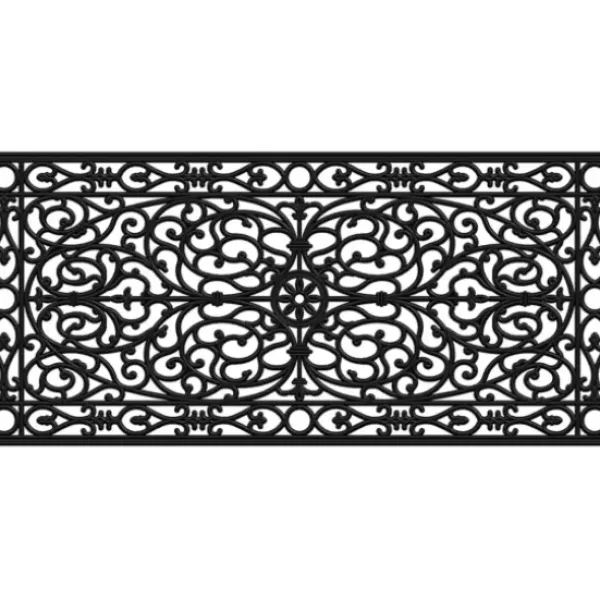 Doormats-Kirkland's Home Personalized Heart Home Coir Doormat Tan/Black