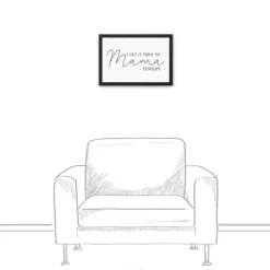 Wall Quotes & Signs-Kirkland's Home Personalized I Get It From My Mama Wall Plaque White/Black
