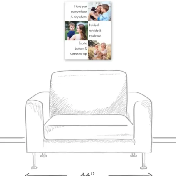 Wall Quotes & Signs-Kirkland's Home Personalized I Love You Everywhere Photo Print White
