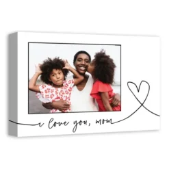 Wall Quotes & Signs-Kirkland's Home Personalized I Love You Mom Photo Canvas Print White