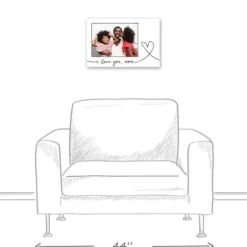 Wall Quotes & Signs-Kirkland's Home Personalized I Love You Mom Photo Canvas Print White