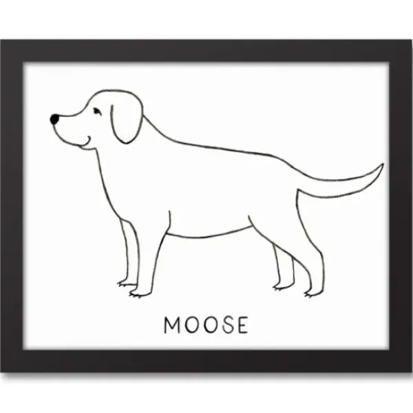 Wall Quotes & Signs-Kirkland's Home Personalized Labrador Retriever Framed Wall Plaque White/Black