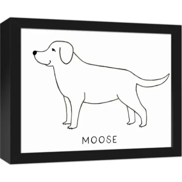 Wall Quotes & Signs-Kirkland's Home Personalized Labrador Retriever Framed Wall Plaque White/Black