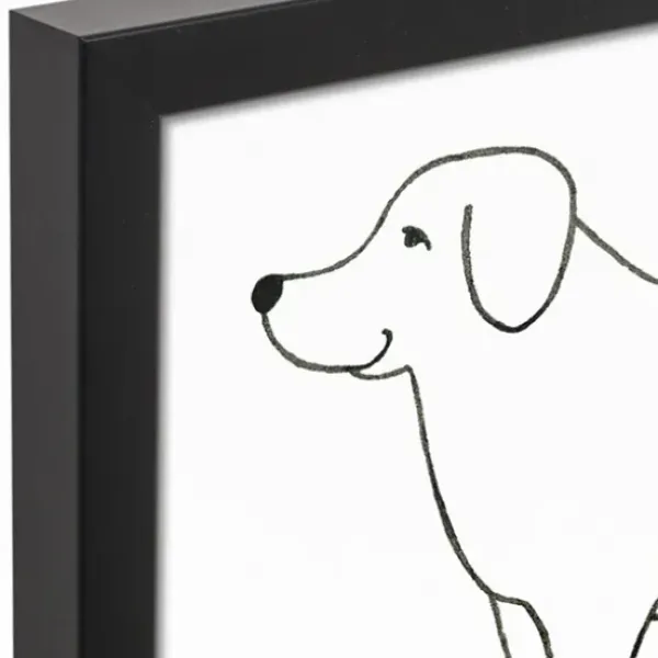 Wall Quotes & Signs-Kirkland's Home Personalized Labrador Retriever Framed Wall Plaque White/Black