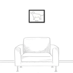 Wall Quotes & Signs-Kirkland's Home Personalized Labrador Retriever Framed Wall Plaque White/Black