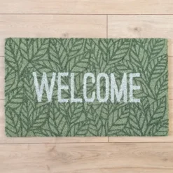 Doormats-Kirkland's Home Personalized Monogram Laurel Doormat Brown/Black