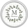 Monogram Wall Decor-Kirkland's Home Personalized Monogram Leafy Frame Plaque White