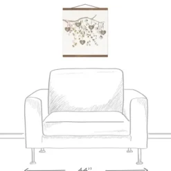 Wall Quotes & Signs-Kirkland's Home Personalized Monogram Tree Branch Teakwood Print Ivory/Brown