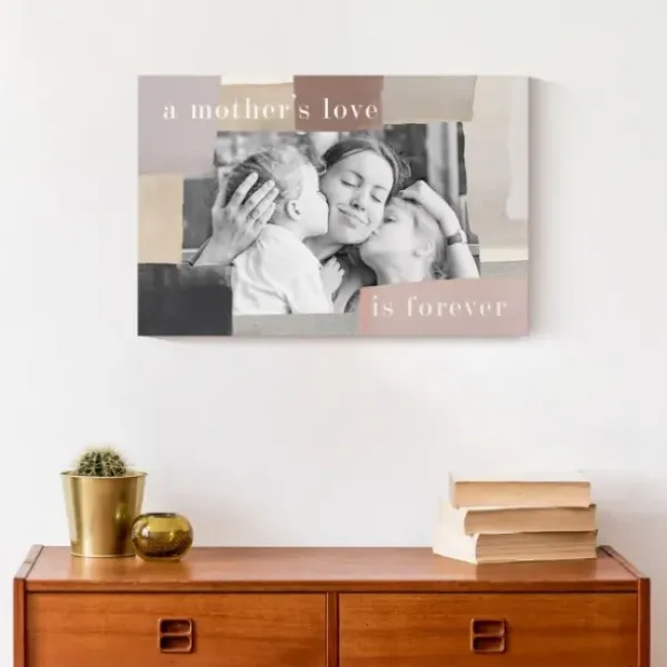 Wall Quotes & Signs-Kirkland's Home Personalized Mother'S Love Is Forever Wall Plaque Gray/Tan