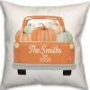 Pillows-Kirkland's Home Personalized Orange Pumpkin Truck Pillow Ivory/Orange