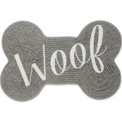 Kitchen & Floor Mats-Kirkland's Home Personalized Sage Fern Monogram Kitchen Mat White/Green