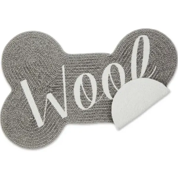 Kitchen & Floor Mats-Kirkland's Home Personalized Sage Fern Monogram Kitchen Mat White/Green