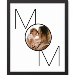 Wall Plaques-Kirkland's Home Personalized Simple Mom Photo Upload Canvas Print White