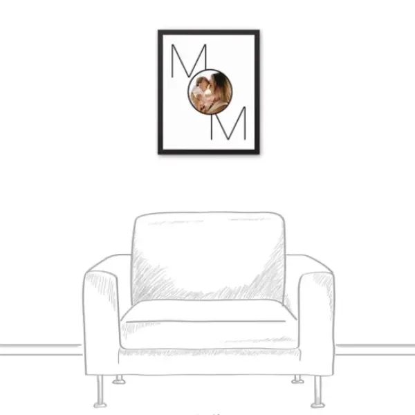 Wall Plaques-Kirkland's Home Personalized Simple Mom Photo Upload Canvas Print White