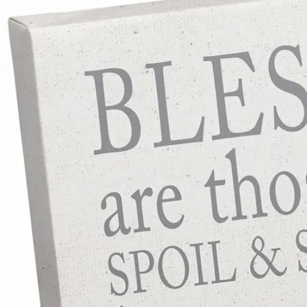 Wall Quotes & Signs-Kirkland's Home Personalized Those Grandparents Canvas Wall Plaque White/Gray