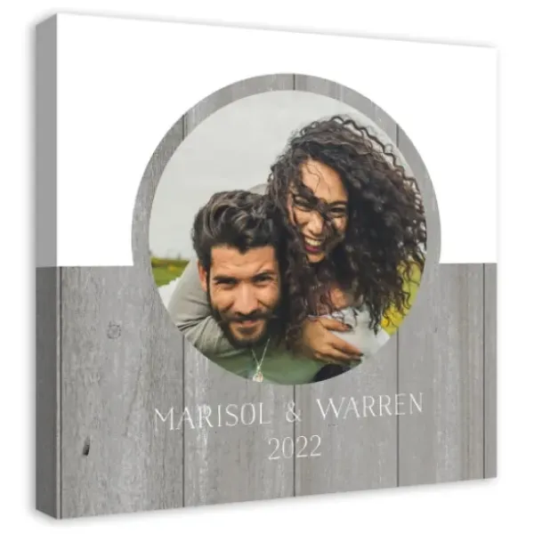 Wall Quotes & Signs-Kirkland's Home Personalized Two Tone Charcoal Plank Wall Plaque Gray/White