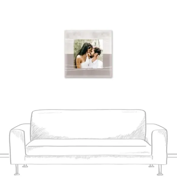 Wall Quotes & Signs-Kirkland's Home Personalized Two Tone Charcoal Strings Wall Plaque White/Gray