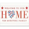Wall Quotes & Signs-Kirkland's Home Personalized Welcome To Our Home Canvas Art Print White/Red