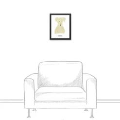 Wall Quotes & Signs-Kirkland's Home Personalized Yellow Labrador Canvas Wall Plaque Tan/Yellow/White