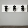 Hooks-Kirkland's Home Pet Leash Hook Wall Plaque White