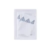 Bed Sheets-Kirkland's Home Petal Blossom Hem Microfiber 4-Pc. Queen Sheet Set White/Blue