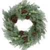 Wreaths-Kirkland's Home Pine And Blueberry Wreath Green