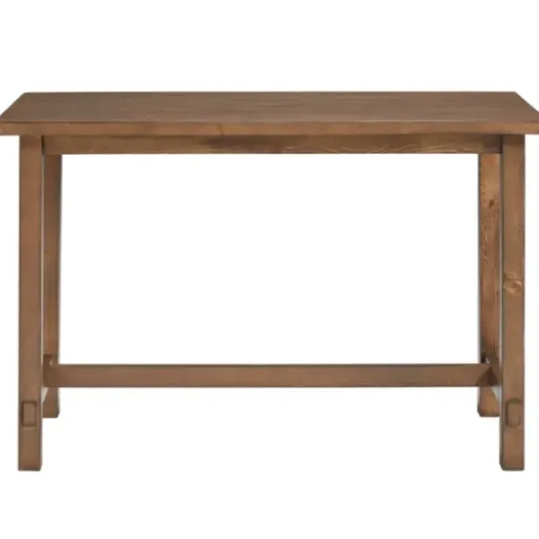 Office Furniture-Kirkland's Home Pine Distressed Wooden Desk