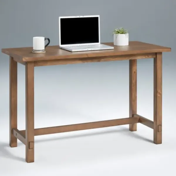 Office Furniture-Kirkland's Home Pine Distressed Wooden Desk
