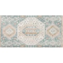 Doormats-Kirkland's Home Pink Aloe There Coir Doormat Pink/Green