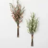 Stems & Bouquets-Kirkland's Home Pink And White Wax Flower Bundles, Set Of 2 Green/Pink/White