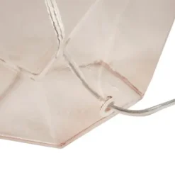 Table Lamps-Kirkland's Home Pink Glass Stella Table Lamp White