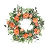 Wreaths-Kirkland's Home Pink Poppy And Pod Wreath Pink/Green