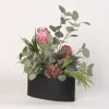 Arrangements & Greenery-Kirkland's Home Pink Protea And Eucalyptus Arrangement In Planter Pink/Green