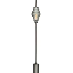 Floor Lamps-Kirkland's Home Pinnacle Metal And Glass Floor Lamp Gray