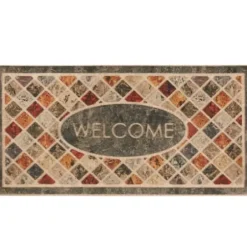 Doormats-Kirkland's Home Playful Medallion Welcome Doormat Multi