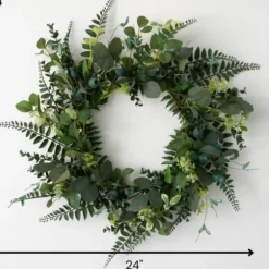 Wreaths-Kirkland's Home Pod Foliage Wreath Green