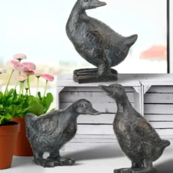 Statues & Figurines-Kirkland's Home Polystone Sitting Labrador Statue Black
