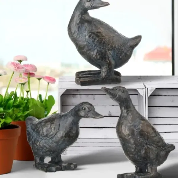 Statues & Figurines-Kirkland's Home Polystone Sitting Labrador Statue Black