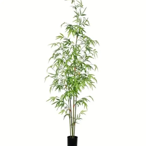 Trees & Topiaries-Kirkland's Home Potted Bamboo Tree, 5 Ft.